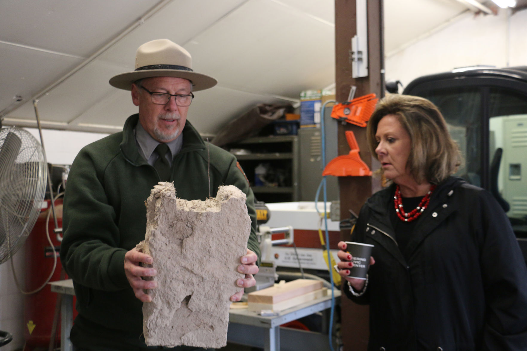PHOTOS: Scotts Bluff National Monument personnel save adobe bricks